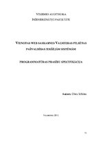 Дипломная 'Vienota WEB saskarne Valmieras pilsētas pašvaldības iekšējām sistēmām', 73.
