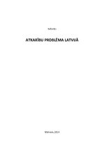 Реферат 'Atkarību problēma Latvijā', 1.