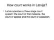 Презентация 'Court System in Latvia', 2.