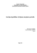 Эссе 'Latvijas ārpolitikas vērtējums starpkaru periodā', 4.