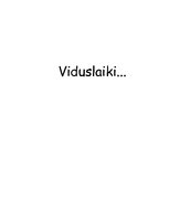 Реферат 'Viduslaiki', 1.