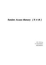Реферат 'Random-access Memory (RAM) jeb operatīvā atmiņa', 1.