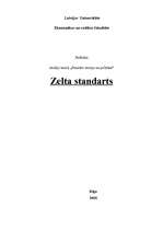 Реферат 'Zelta standarts', 1.