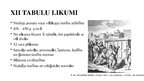 Презентация 'Hammurapi likumi, Divpadsmit tabulu likumi, Manu likumi', 5.