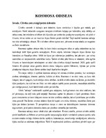 Эссе 'Kosmosa odiseja', 1.