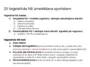 Презентация 'Sporta medicīna. Konspekts ieskaitei treneriem', 30.