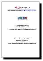 Отчёт по практике 'Qyality hotel Sainte-Catherine Bordeaux', 1.