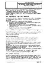 Образец документа 'Integrētā vadības sistēmas rokasgrāmata', 20.