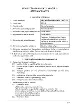 Образец документа 'Būvniecības projektu vadītājs - amata apraksts', 1.