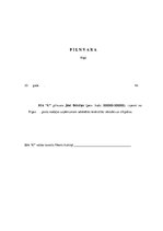 Образец документа 'Pilnvara', 1.