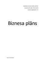 Бизнес план 'Biznesa plāns interneta veikalam', 1.