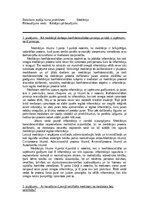 Эссе 'Mediācija', 1.