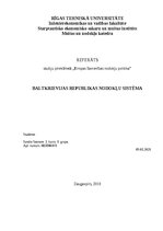 Реферат 'Baltkrievijas Republikas nodokļu sistēma', 1.