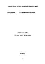 Отчёт по практике 'Tūrisma birojs "Relaks tūre"', 1.