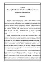 Эссе 'The Long-Term Benefits of Southwestern Advantage Summer Program on Student’s Liv', 2.