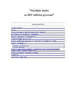 Реферат 'Sociālais darbs ar HIV inficētu personu', 1.