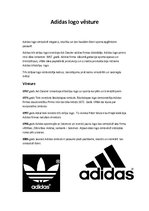 Конспект '"Adidas" logo vēsture', 1.