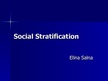 Презентация 'Social Stratification', 1.