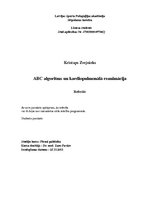 Реферат 'ABC algoritms un kardiopulmonālā reanimācija', 1.