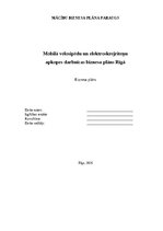 Бизнес план 'Mobilā velosipēdu un elektroskrejriteņu apkopes darbnīcas biznesa plāns Rīgā', 1.