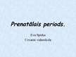 Презентация 'Perinatālais periods', 1.