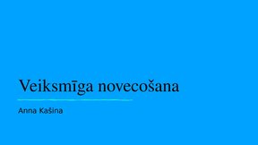 Презентация 'Veiksmīgas novecošanas modeli', 1.