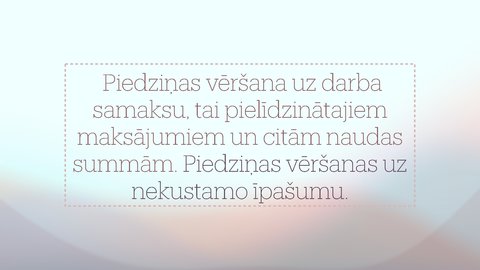 Презентация 'Piedziņas vēršana uz darba samaksu, tai pielīdzinātajiem maksājumiem un citām na', 1.