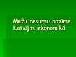 Презентация 'Meža resursu nozīme Latvijas ekonomikā', 1.