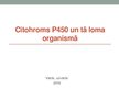 Презентация 'Citohroms P450 un tā loma organismā. CYP450 jeb P450', 1.