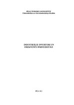Реферат 'Industriālie invertori un frekvenču pārveidotāji', 1.