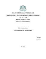 Конспект 'Eksperimenti ar soļu motora stendu', 1.