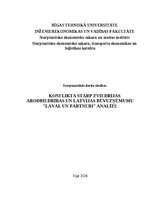 Реферат 'Konflikta starp Zviedrijas arodbiedrības un Latvijas būvuzņēmumu "Laval un partn', 1.