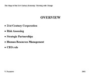 Конспект 'The Shape of the 21st Century Economy: Thriving with Change', 1.
