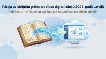 Презентация 'Pāreja uz obligāto grāmatvedības digitalizāciju 2025. gadā Latvijā', 1.