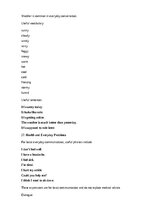 Образец документа 'English – vocabulary and everyday communication', 20.