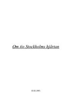 Реферат 'Om tio Stockholms hjärtan', 1.