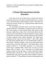 Реферат 'Fausta metamorfoze latviešu literatūrā', 11.