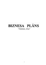 Бизнес план 'Biznesa plāns veikalam "Esse"', 1.