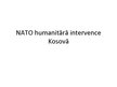 Реферат 'NATO humanitārā intervence Kosovā', 20.
