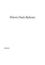 Реферат 'Pēteris Pauls Rubenss', 1.