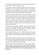 Эссе 'The importance of art education at school', 11.