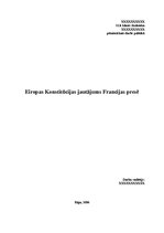 Реферат 'Eiropas Konstitūcijas jautājums Francijas presē (2005.gada maijs)', 1.