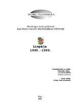 Реферат 'Liepāja 1990.-1999.gadā', 1.