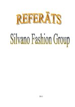 Конспект 'Uzņēmums "Silvano Fashion Group"', 1.