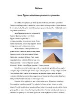 Эссе 'Senās Ēģiptes arhitektūras piemineklis - piramīdas', 1.