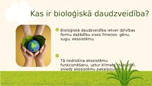 Презентация 'Bioloģiskā daudzveidība Latvijā', 2.