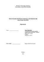 Дипломная 'Nekustamā īpašuma nodokļa izvērtējums  Baltijas valstīs', 1.