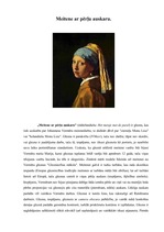 Эссе 'J.Vermēra glezna "Meitene ar pērļu auskaru"', 1.
