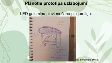 Презентация 'Projekta darba prezentācija - soliņš ar jumtiņu', 18.
