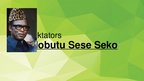Презентация 'Diktators Mobutu Sese Seko', 1.